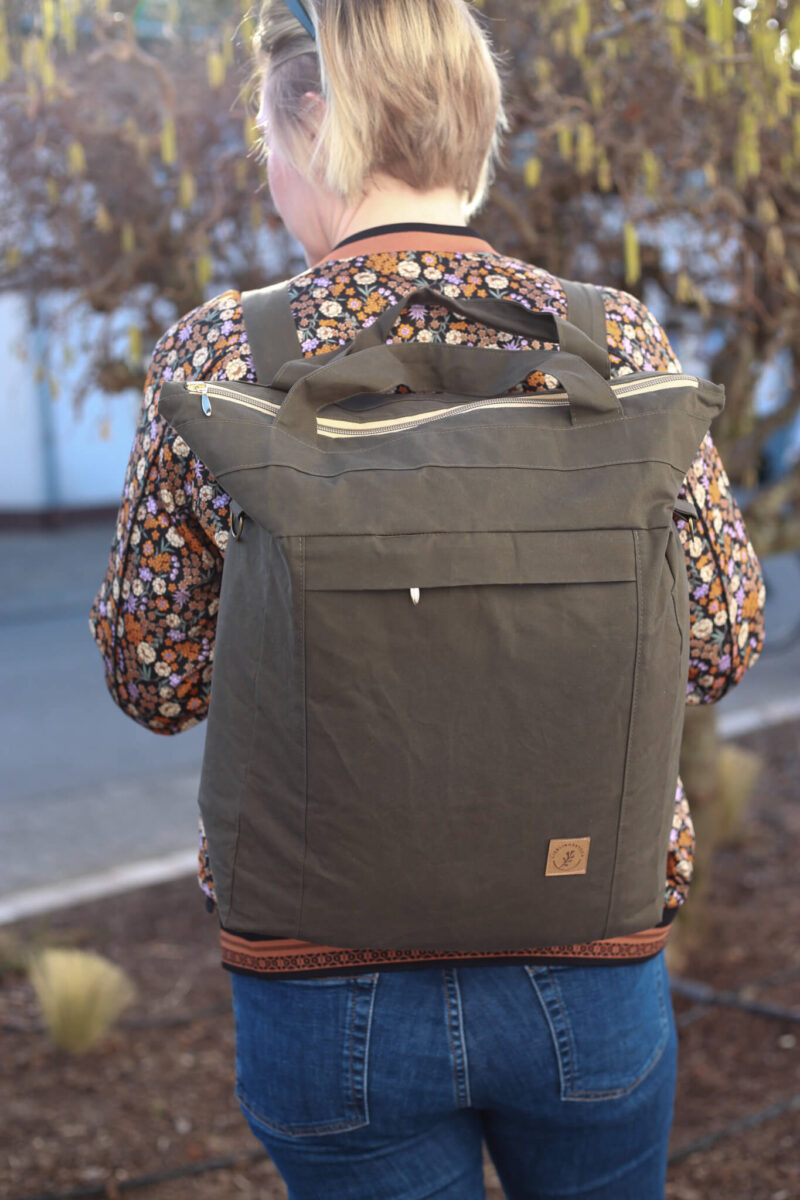 Rucksack Daypack Mombag Khaki – Bild 4