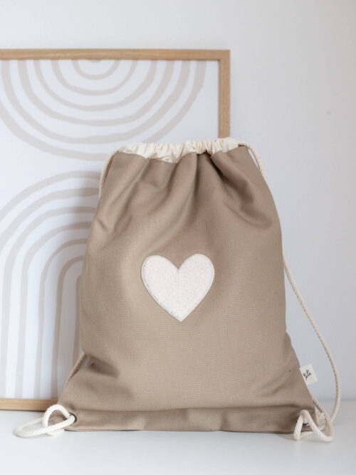 Turnbeutel personalisiert Herz