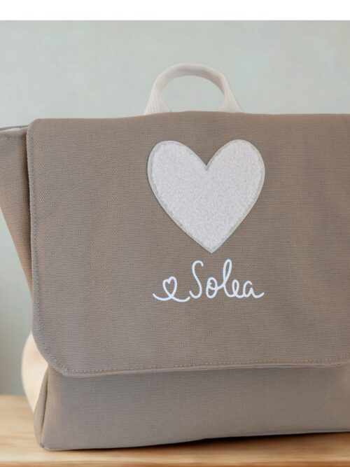 Kinderrucksack personalisiert Herz