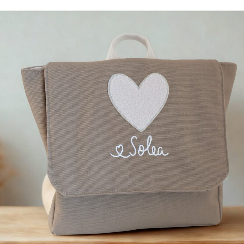 Kinderrucksack personalisiert Herz