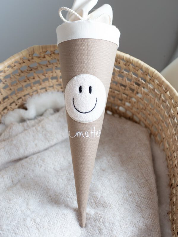 Geschwistertüte Kitatüte personalisiert Smiley