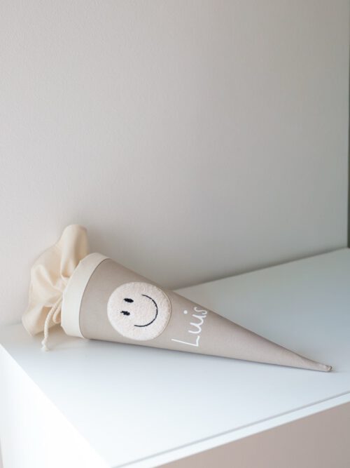 Geschwistertüte Kitatüte personalisiert Smiley