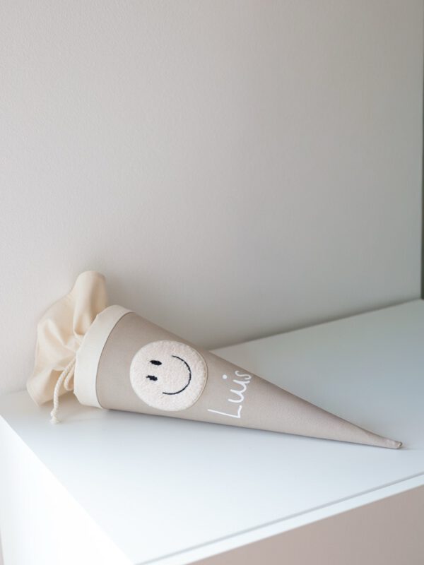 Geschwistertüte Kitatüte personalisiert Smiley