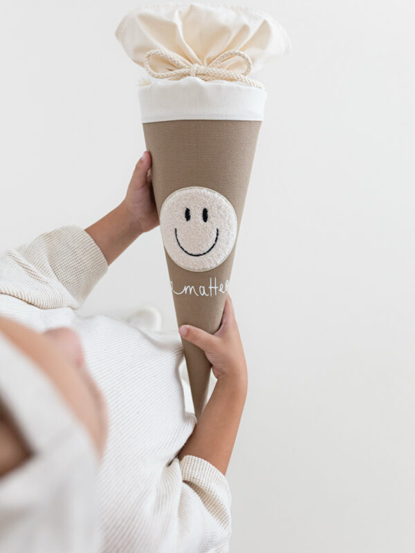 Geschwistertüte Kitatüte personalisiert Smiley